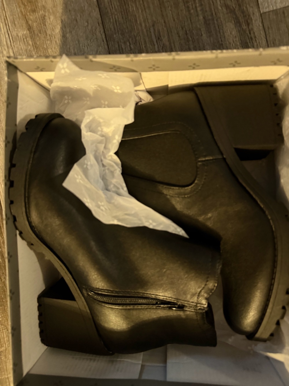 Sun + Stone Black Leather Ankle Chelsea Boots